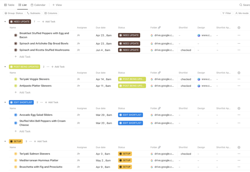 clickup project management.