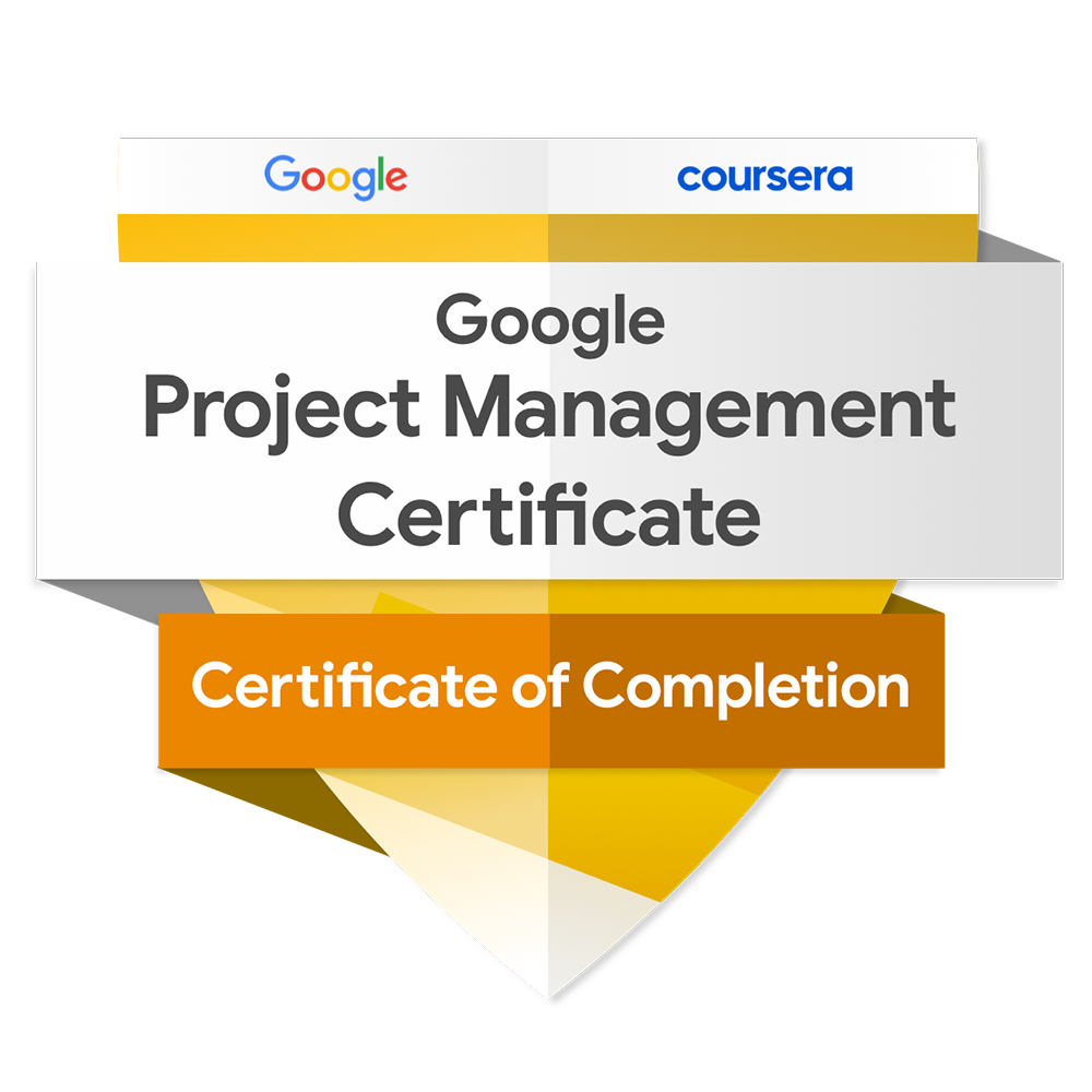 google project management badge